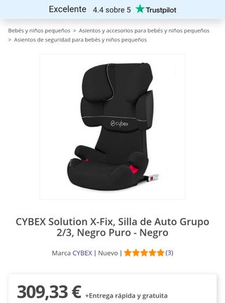 Silla de coche Cybex Solution x2-fix