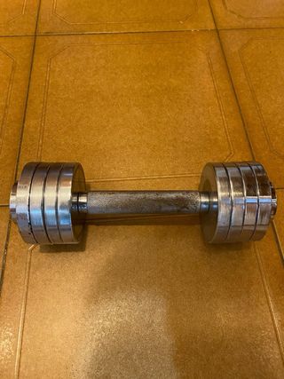 2 Mancuernas Ajustables Hierro 5Kg