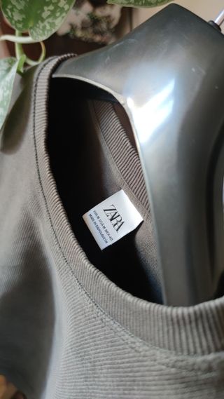 Jersey gris talla M del Zara