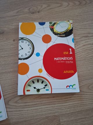Libro matemáticas 1eso anaya
