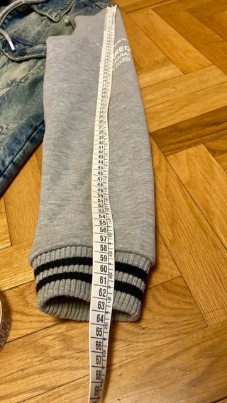 Cazadora vaquera con mangas algodón Zara 