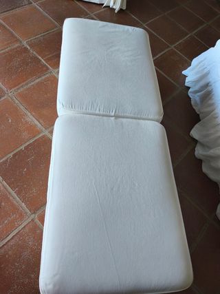 Puff Reposapiés Blanco