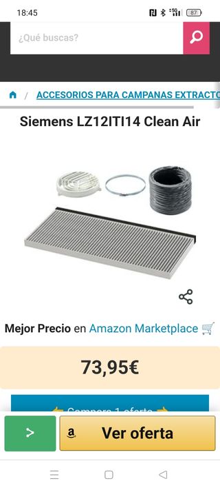 Filtro de campana