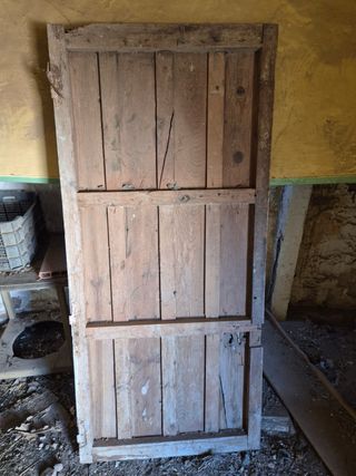 Puerta antigua madera 