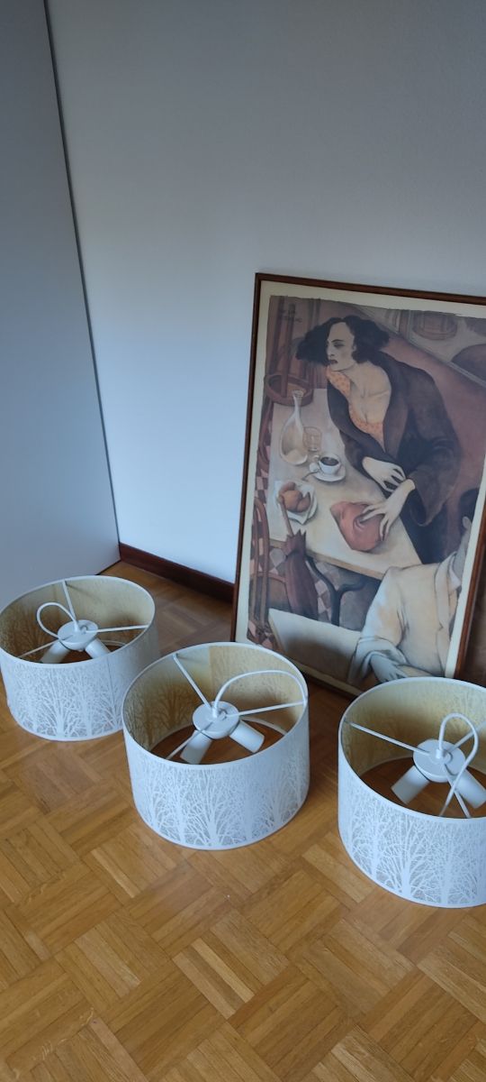 1 Lámpara de techo INSPIRE Forest 3 luces blanco