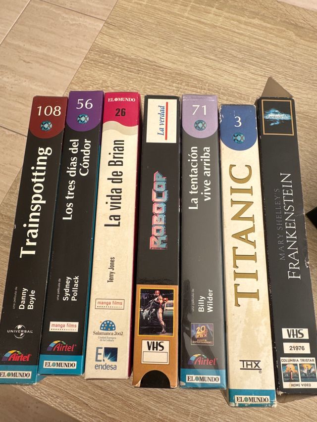 Lote 7 Cintas VHS Clásicos Cine