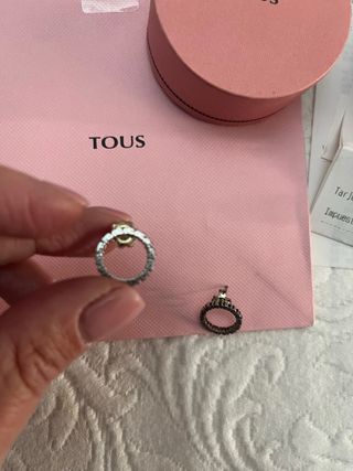 Pendientes Tous Plata Aro. Tipo dónuts  . Original