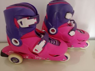 Patines Oxelo niña talla ajustable. Decathlon 