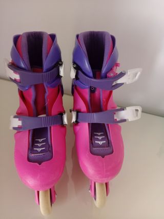 Patines Oxelo niña talla ajustable. Decathlon 