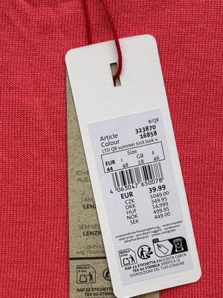 Street One Camiseta Verano Punto Roja Talla 44