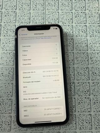 iPhone 11 128GB Negro