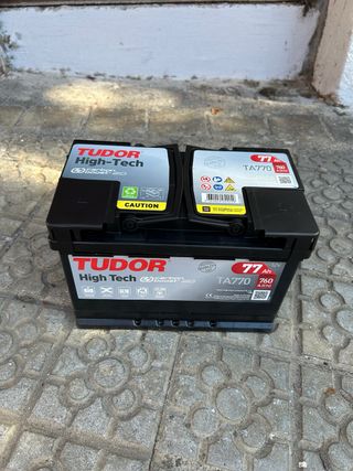 Batería Coche Tudor TA770 77Ah 760A