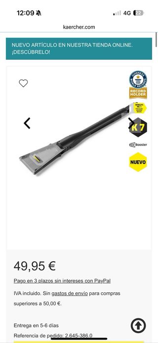 Hidrolimpiadora Kärcher K7 Smart Control