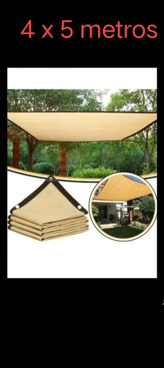 Toldo exterior 4x5m Beige