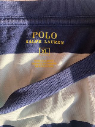 Camiseta Polo Ralph Lauren Rayas T-XL niño 1,70