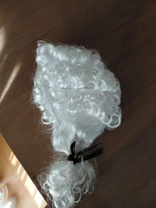 Peluca Medieval Blanca