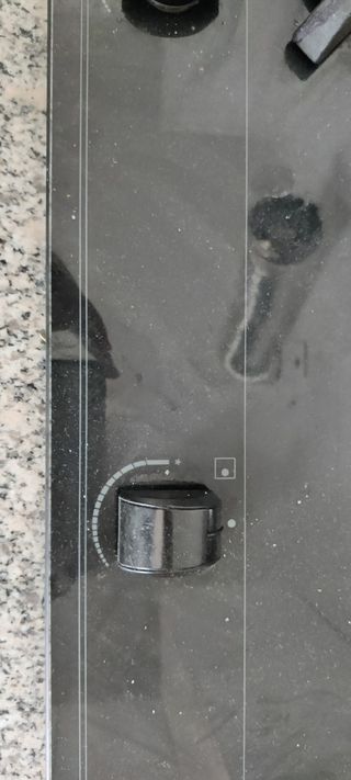 Placa de gas cristal negro TEKA