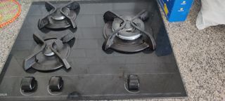 Placa de gas cristal negro TEKA