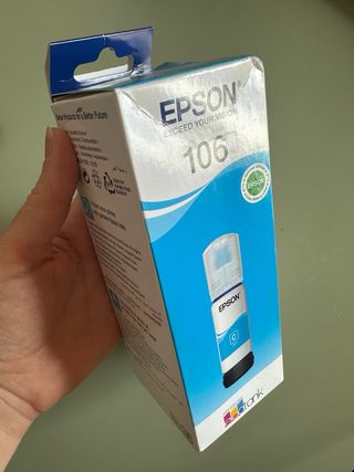 Tinta Epson 106 Cyan
nuevo, sin abrir