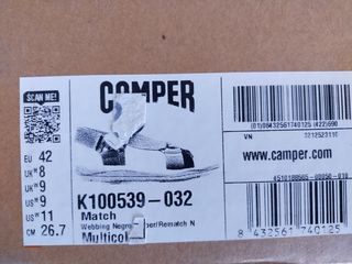 Sandalias Camper Negras y Verde Oliva