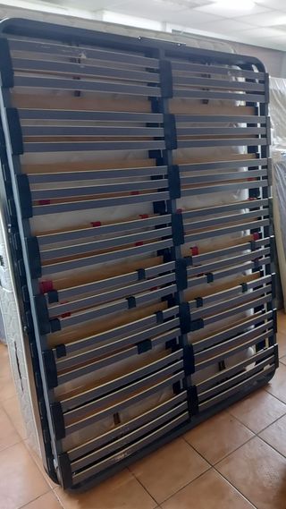 Somier 150x190 Reforzado Patas Rosca