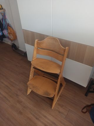 Trona evolutiva madera