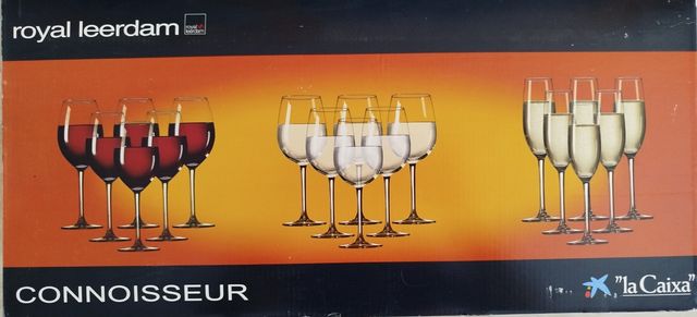Juego Copas Royal Leerdam Vino Agua Champán