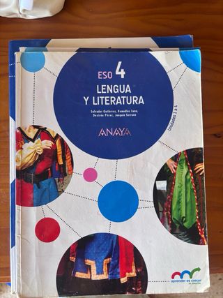 Soluciones de lengua y literatura 4°ESO ANAYA