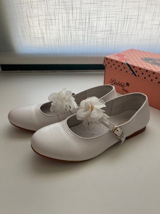 Zapatos comunión niña Bubble Kids blancos