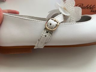 Zapatos comunión niña Bubble Kids blancos