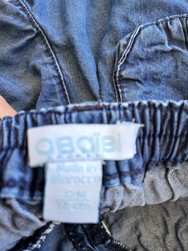 Pantalón pirata bebé Obaïbi 