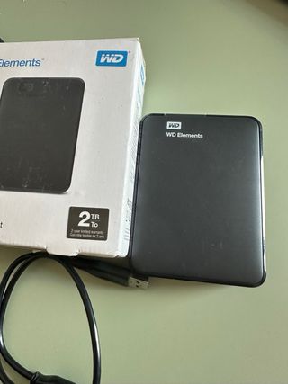 Disco Duro Externo WD Elements 2TB USB 3.0