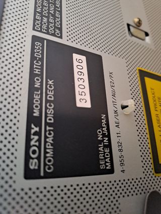 Equipo de música Sony LBT-D359