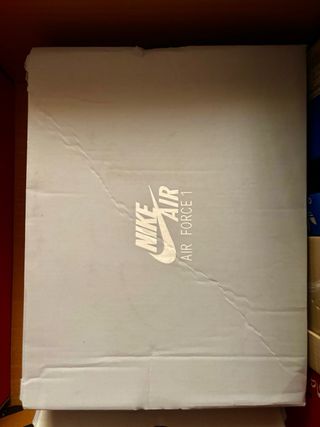 Nike Air Force Mujer Talla 37.5 Blancas/Gris