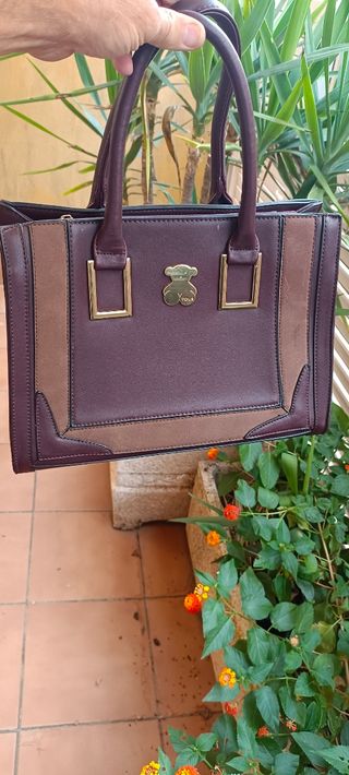 Bolso Tous Marrón y Morado