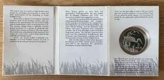 WWF Monedas Plata Colección