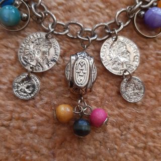 Pulsera charms vintage años 90