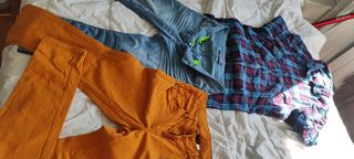 Conjunto Ropa Chico Talla M Camisa y Pantalones