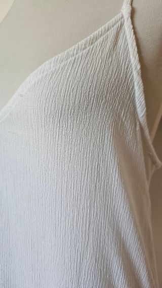 Vestido Mango largo blanco nuevo.