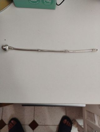 Pulsera Pandora Corazón Estrellas Plata
16 cm
