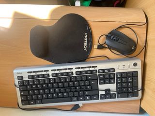 ratón hp y teclado qilive en perfecto estado 