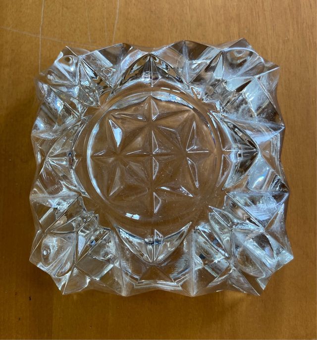 Posacenere Cristallo Vintage Anni 70/80