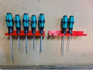 3 SOPORTES DE PARED PARA 16 DESTORNILLADORES 