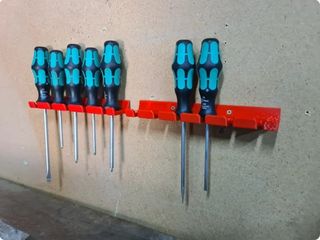 3 SOPORTES DE PARED PARA 16 DESTORNILLADORES 