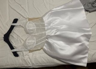 Vestido blanco corto nuevo