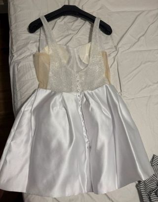 Vestido blanco corto nuevo