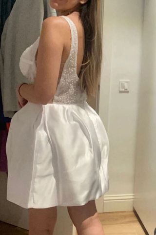 Vestido blanco corto nuevo