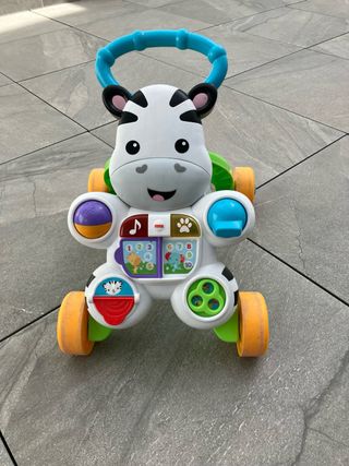 Cebra musical Fisher Price andador en buen estado