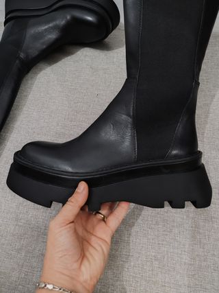 Botas altas Zara negras