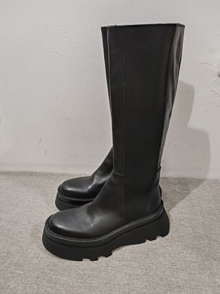 Botas altas Zara negras